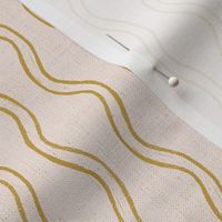 Linen Stamped Wavy Vertical Lines