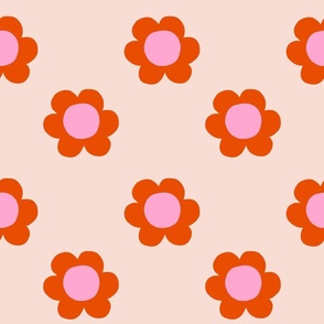 Red and Pink Flowers Spots