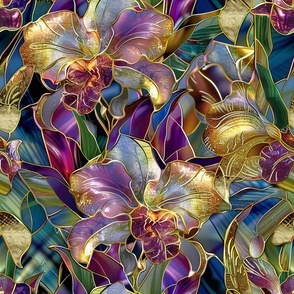 Shimmering Orchids