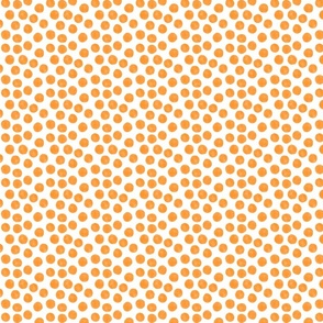 Watercolor Dots - Orange (mini)
