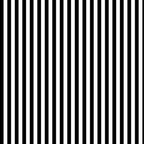 Small black and white stripes - FABRIC