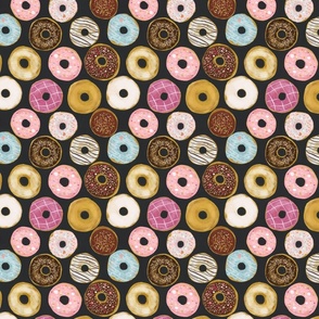 Donuts for days dark gray small