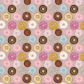 donuts pattern mauve small