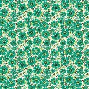 Floral Whimsy MICRO - Green with Envy