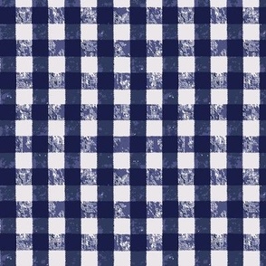 Dark Blue Gingham