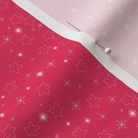Stars and Starbursts on Pink and White