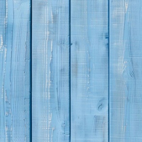 Light Blue Painted Wooden Planks Photorealistic Seamless Pattern. Blue Wooden Planks Wallpaper. Light Blue Painted Reclaimed Wood.