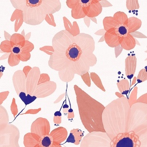 Pink Watercolor Floral