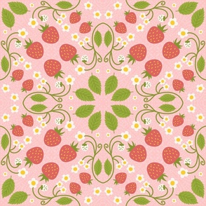 Strawberry Garden Whimsy
