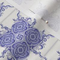 Blue Rose Tile