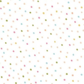 Hand drawn colorful summer dots | medium