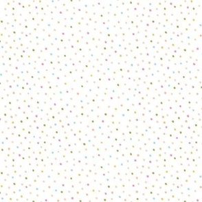 Hand drawn colorful summer dots | small