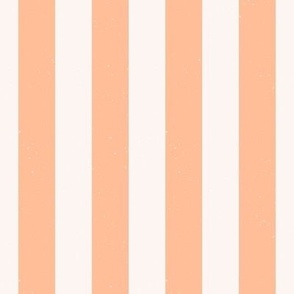 Orange and Cream Circus Stripes 1"
