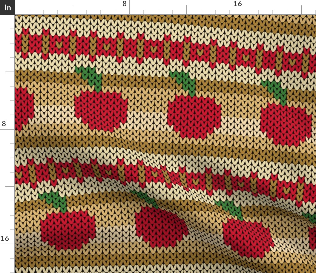 Fair Isle Apple Stripe