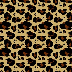 spots - cheetah - gold