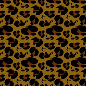 spots - cheetah - ochre