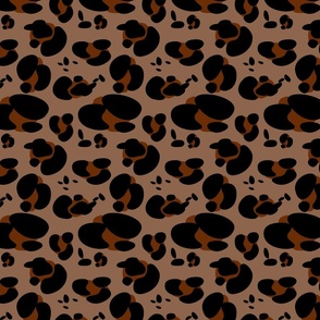 spots - cheetah - tan