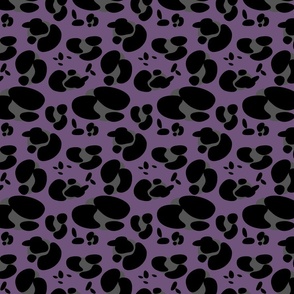 spots - leopard - violet