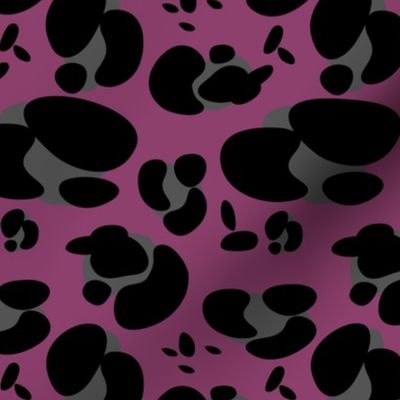 spots - leopard - magenta