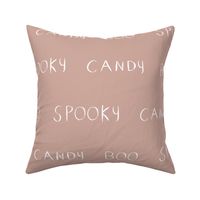 Spooky cute hand written Halloween words (Large 21x21)