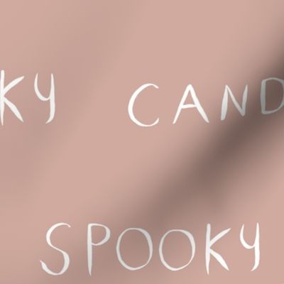 Spooky cute hand written Halloween words (Large 21x21)