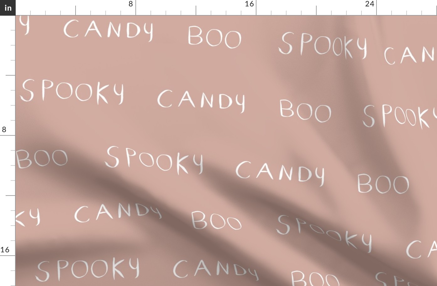 Spooky cute hand written Halloween words (Large 21x21)