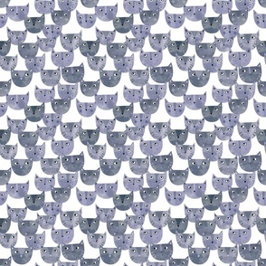 Small Kitty Cat Power Gray 