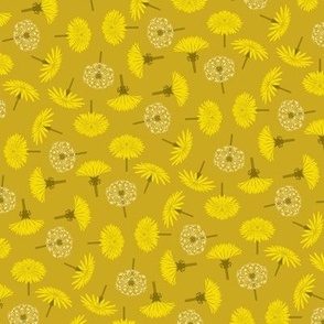 dandelion mustard yellow