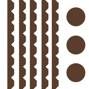 [Small] Chocolate bars stripes and round