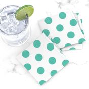 Perfect Aqua Polka Dots