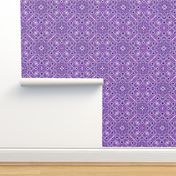Purple Tile Bloom Awhile