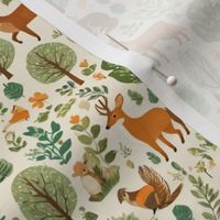 vintage forest animals