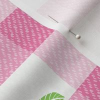 Summer Cherries Gingham Check (Jumbo) - Rose Pink  (TBS238)