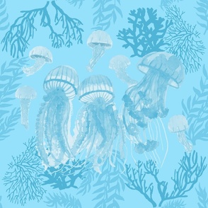Jellyfish Pastel Blue 