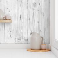 White Painted Wooden Planks Photorealistic Seamless Pattern. White Wooden Boards Wallpaper. White Painted Reclaimed Wood. White stained wood