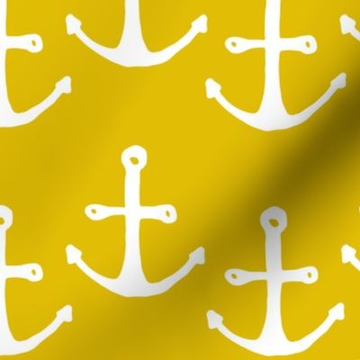 anchor waves_white on dijon yellow