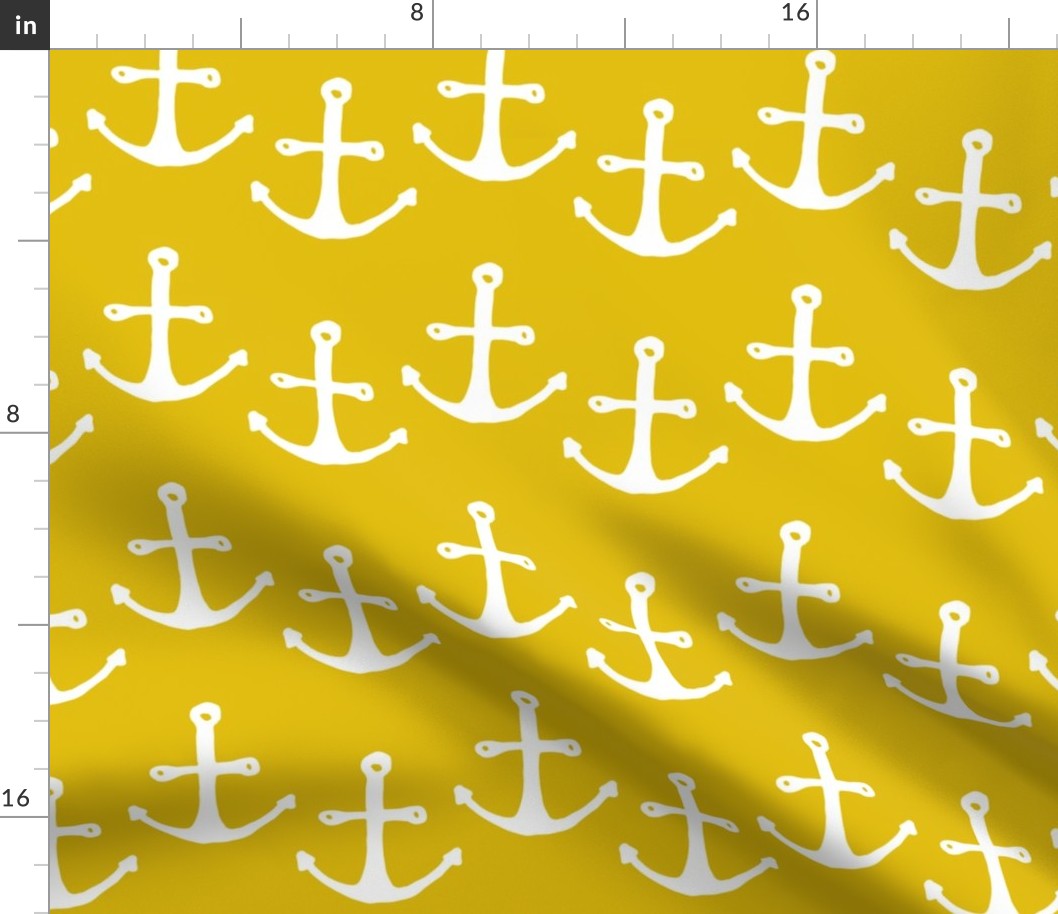 anchor waves_white on dijon yellow