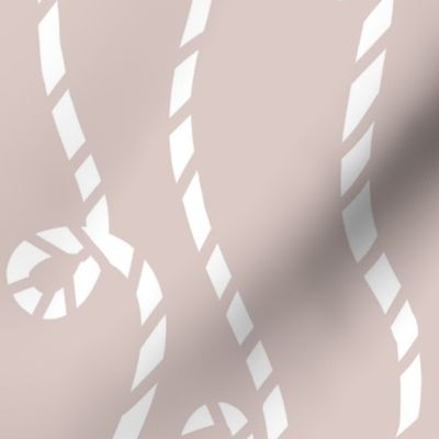 Seamless pattern with stylized ropes and knots on a plain textured background 1