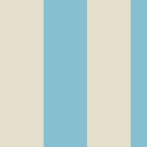 Pale blue and off-white Stripes