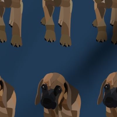 Rhodesian ridgeback - Ben | Large Version | pet puppy dog print