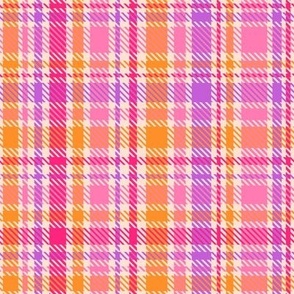 Modern Plaid (Pink, Orange, Purple)