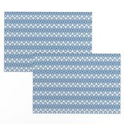 Coastal Shell Geometric in Navy and White - Small - Nautical Navy, Beachy Navy and White, Coastal Navy