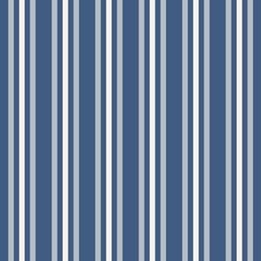 Triple Stripes - (M) Coastal Blue Ridge Weathered Blue Cream