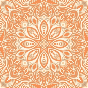 Mandalas in Tangerine