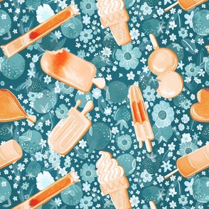 Ice Pop Party - Orange Blue