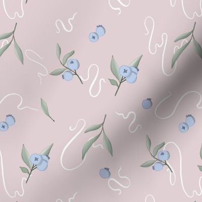 Small - Blueberry Scatter - Blush