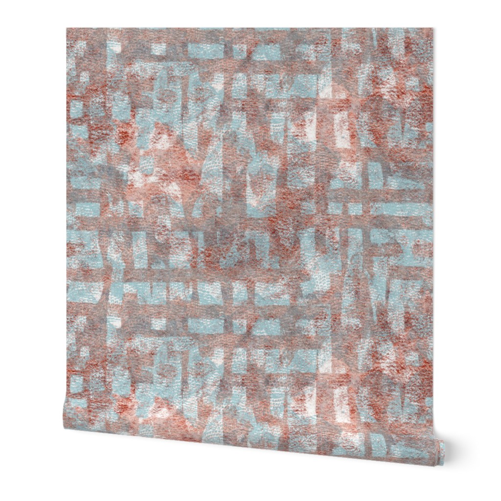 Textured Verdigris Copper Maze