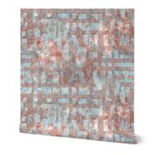 Textured Verdigris Copper Maze