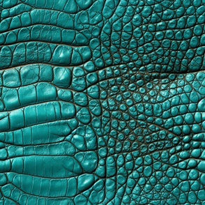 Turquoise Alligator Skin 6