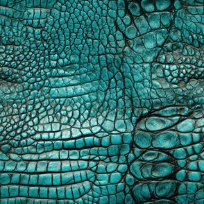 Turquoise Alligator Skin 8
